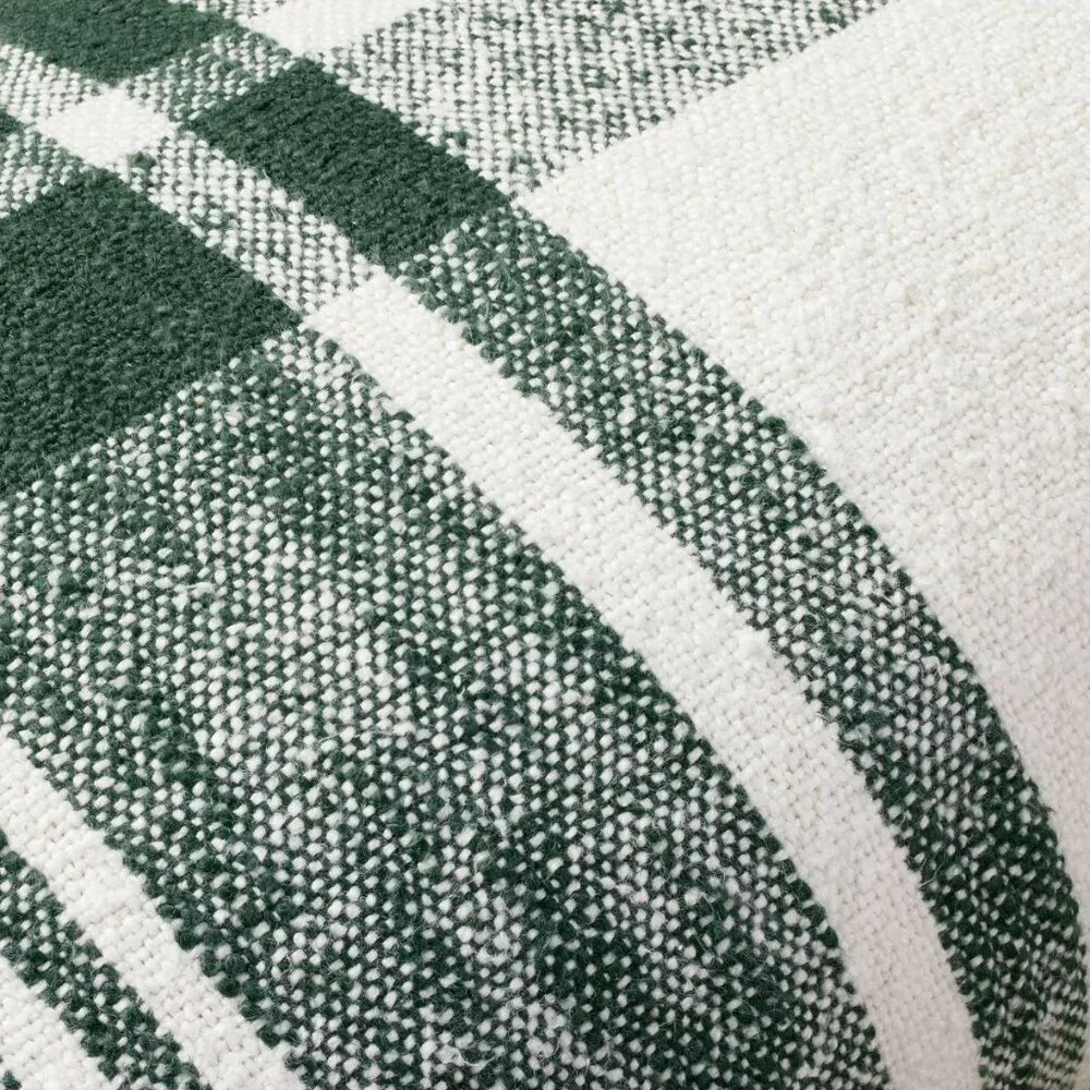 14x20 Block Plaid Lumbar Throw Pillow - Hearth &‎ Hand Magnolia, Christmas 2023